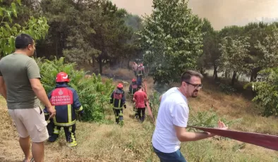 İstanbul Sultangazi’de orman yangını