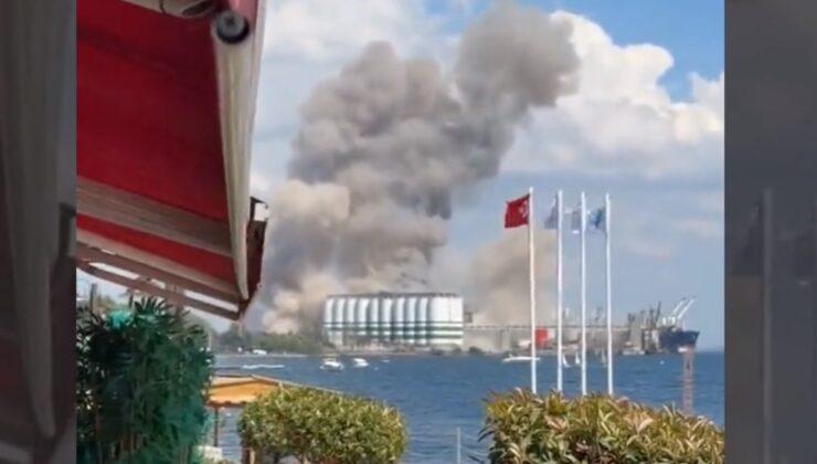 Kocaeli Derince Limanı mevkiinde patlama!