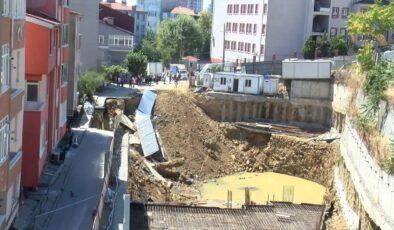 Yol çöktü, deprem sanıldı