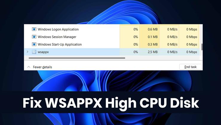 Wsappx nedir? Wsappx kapatma, Wsappx virüs mü? Wsappx yüksek cpu, Wsappx indir